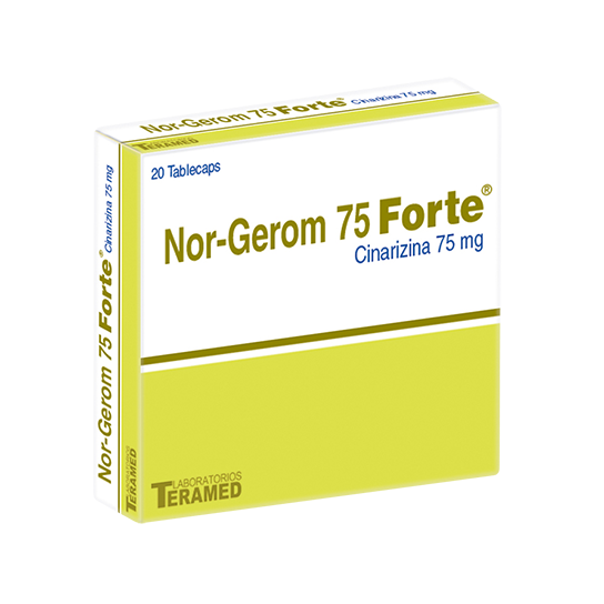 Nor-Gerom Forte 75 mg x 20 Tabletas