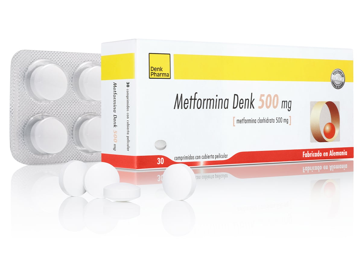 Metformina Denk 500 mg x 30 Comprimidos