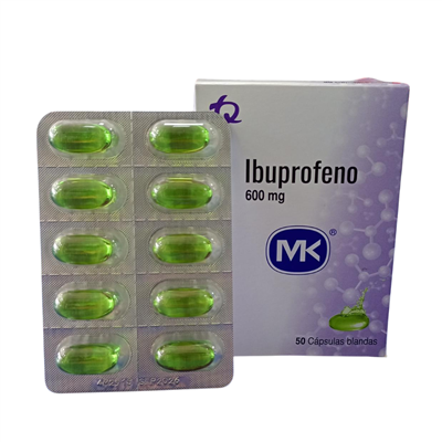 IBUPROFENO 600 MG MK LIQUI-GELS x 1 CAPSULA