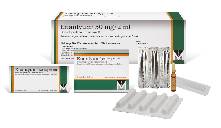 Enantyum 50mg/2mL x 1 Ampolla IM/IV
