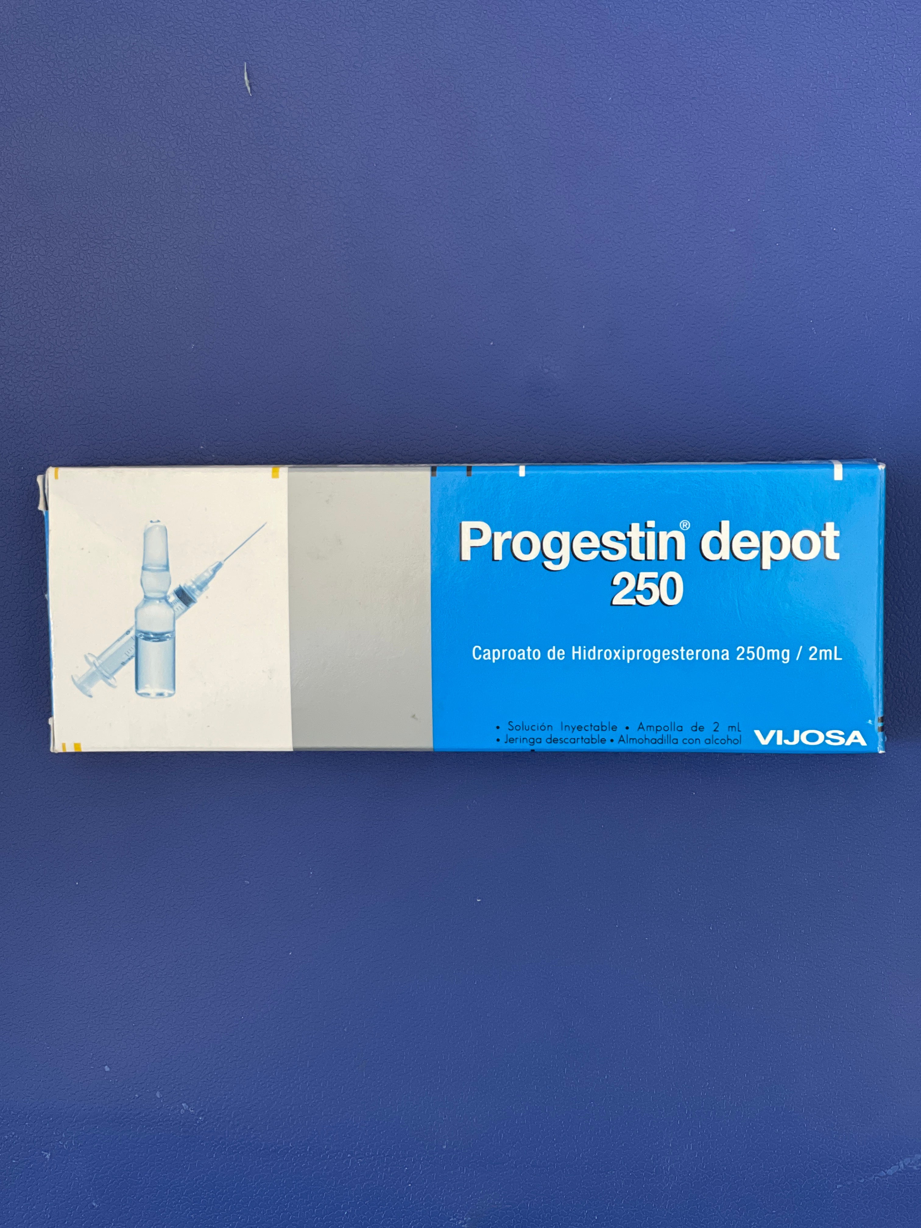 PROGESTIN DEPOT 250 X 1 AMPOLLA INYECTABLE