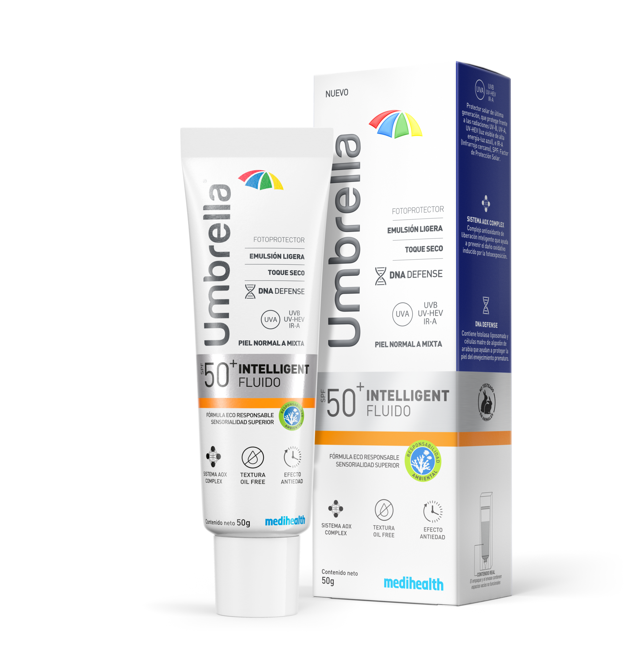 Umbrella Intelligent Protector SPF 50+ Loción Fluida x 50g