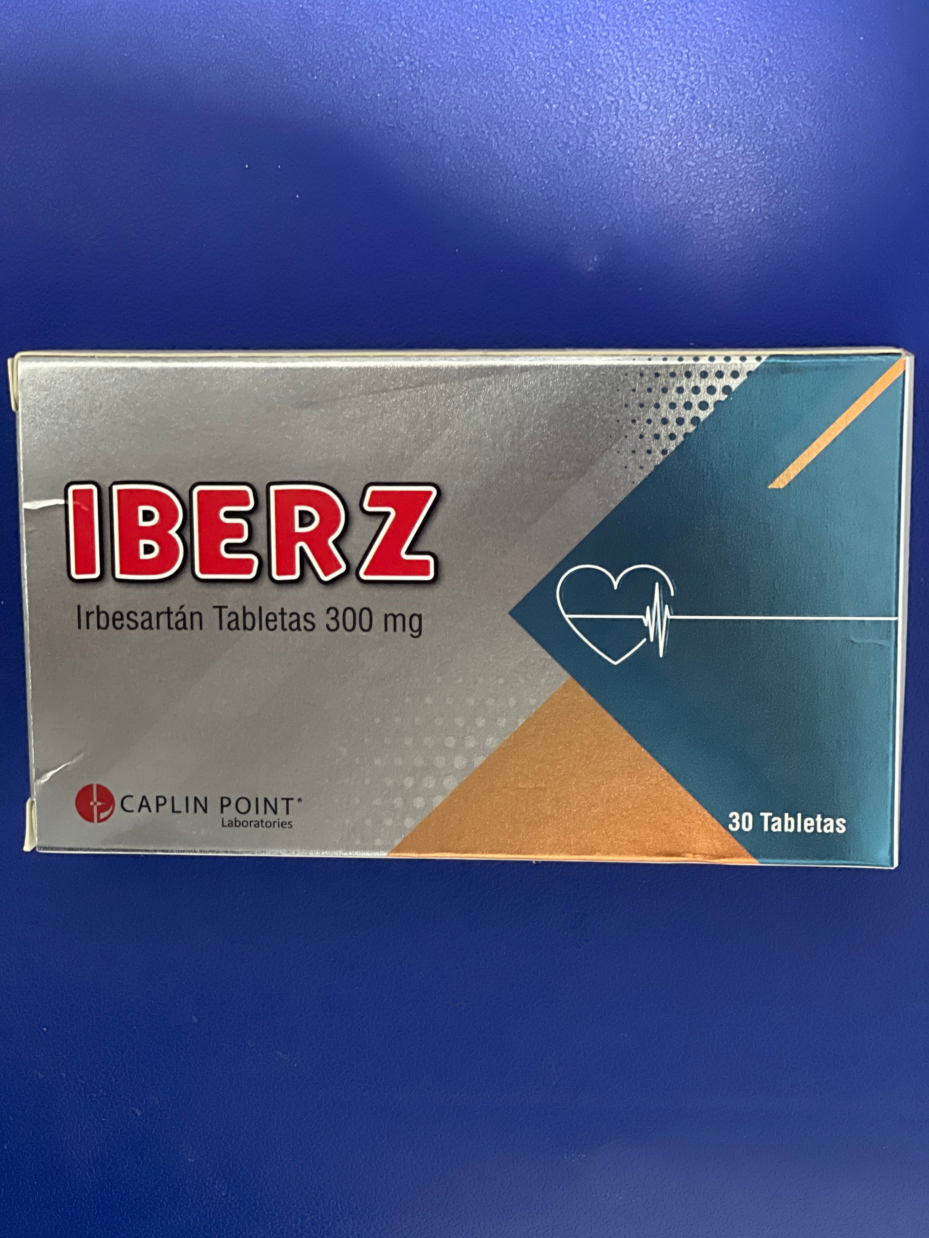 IBERZ IRBESARTAN 300 MG BLISTER X 10 TABLETAS