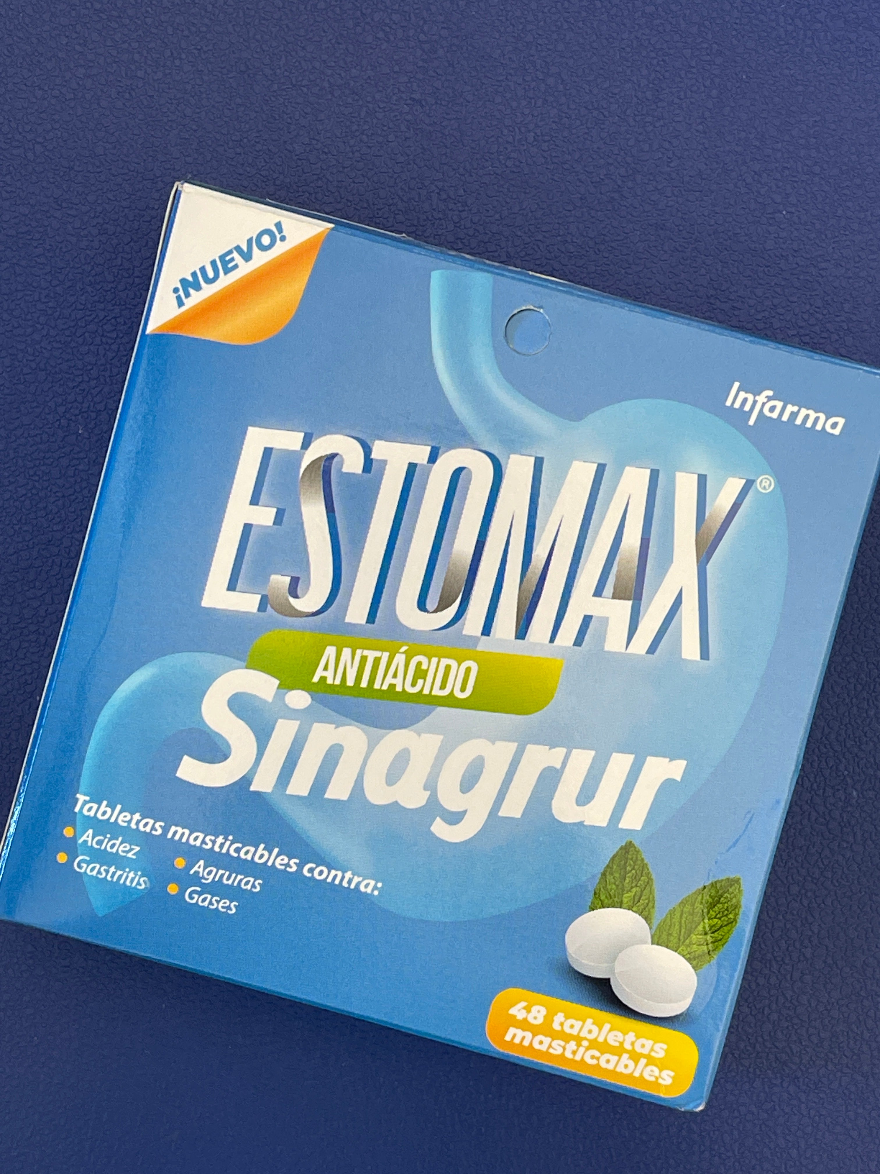 SINAGRUR SOBRE X 4 TABLETAS MASTICABLES