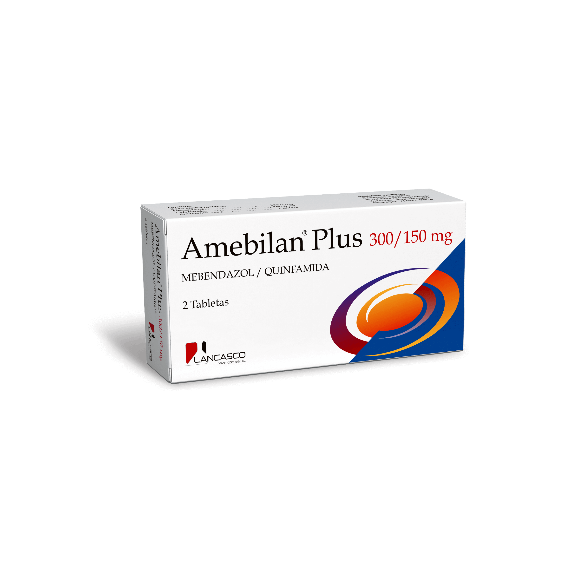 AMEBILAN PLUS 300/150 MG CAJA X 2 TABLETAS