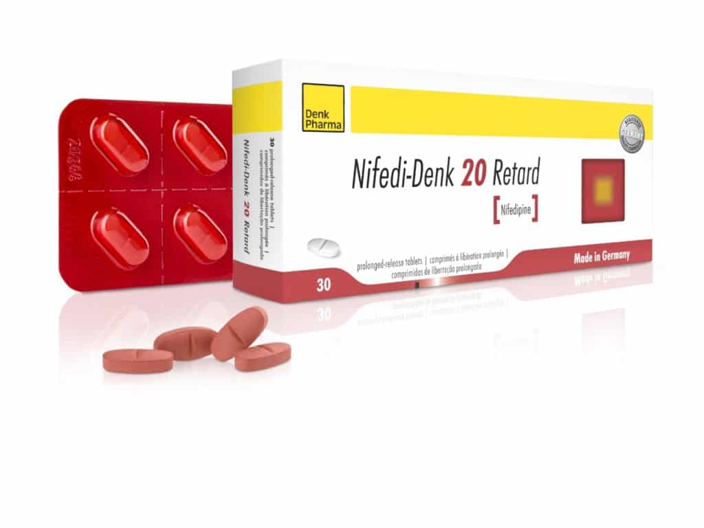 Nifedi-Denk 20 mg LP x 30 Comprimidos