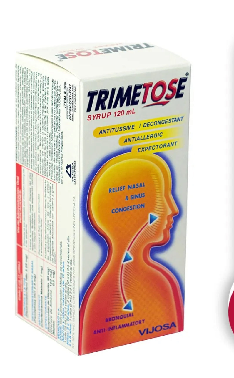 TRIMETOSE JARABE X 120 ML