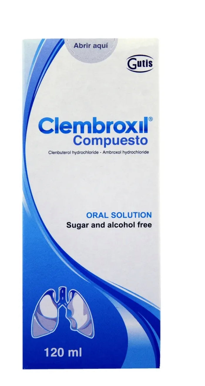 CLEMBROXIL COMPUESTO AMBROXOL/CLEMBUTEROL X 120 ML