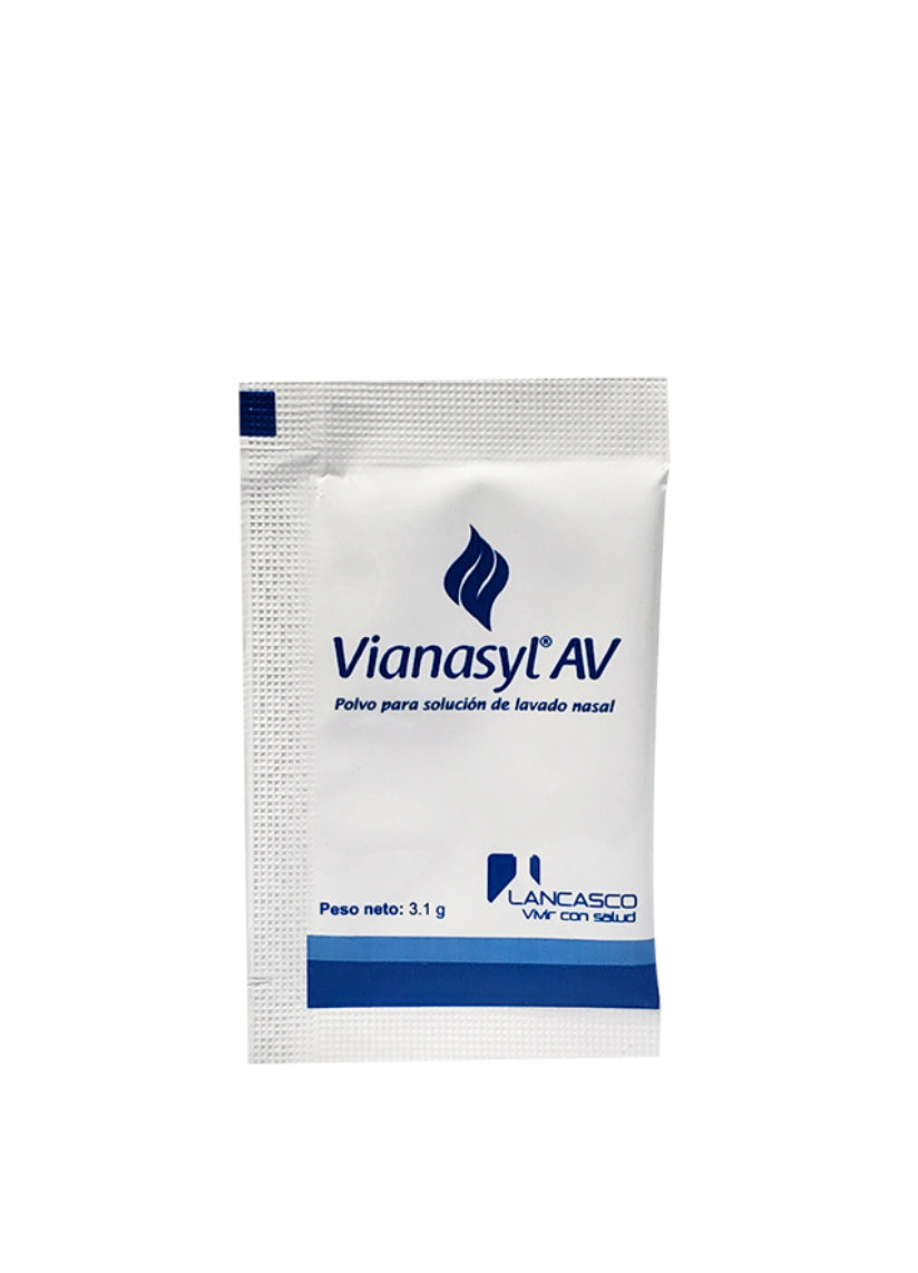 VIANASYL AV POLVO PARA SOLUCIÓN DE LAVADO NASAL X 3.1 G CLORURO DE SODIO