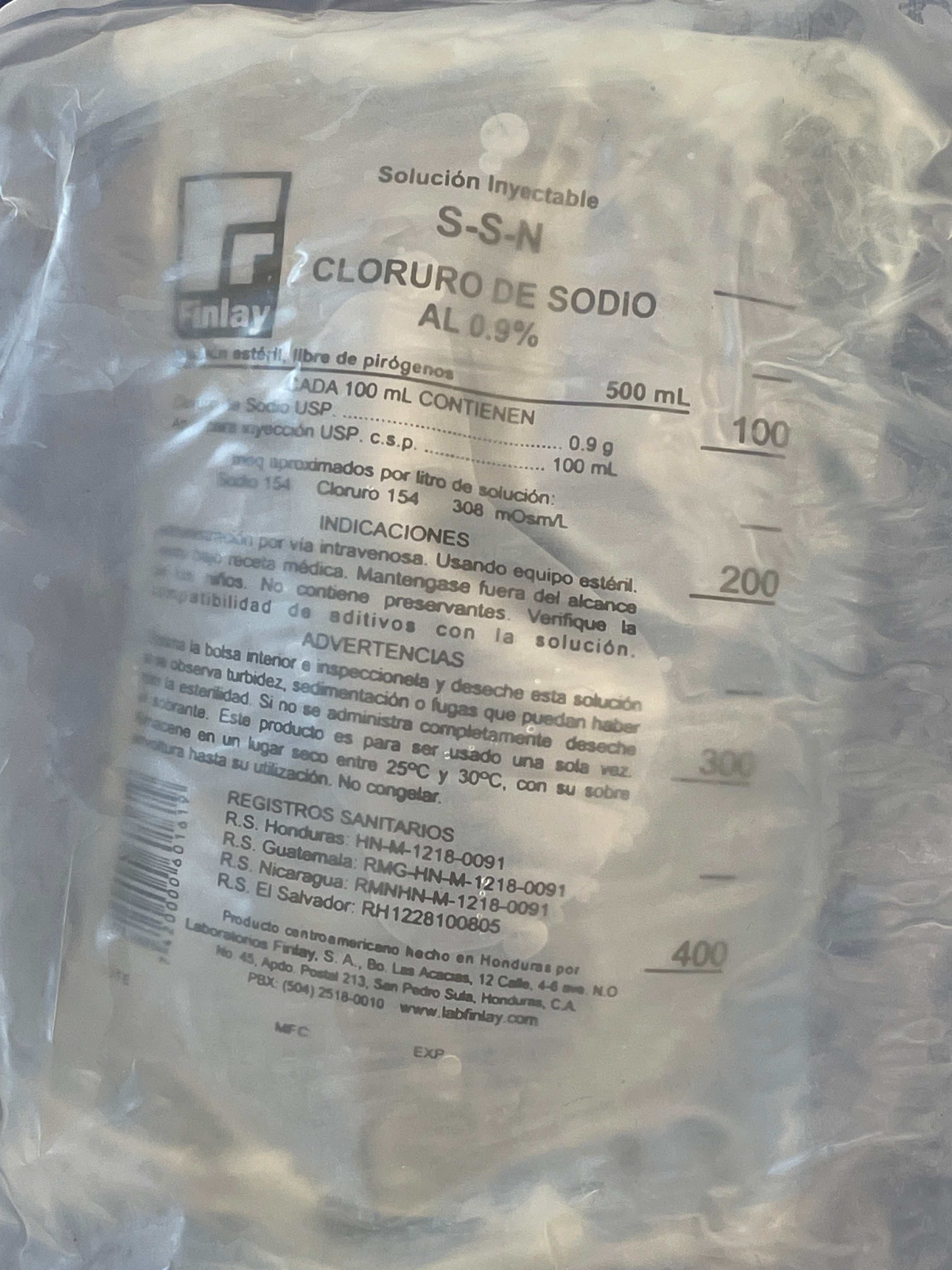 SOLUCION SALINA X 500 ML