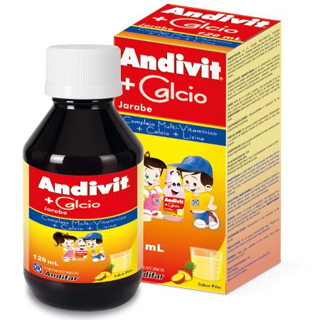 ANDIVIT + CALCIO JARABE X 240 ML