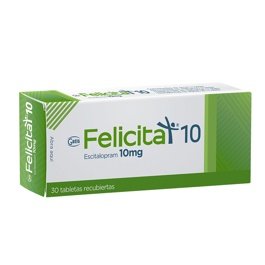 FELICITAT Escitalopram 10 MG CAJA X 30 TABLETAS