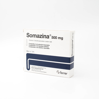 SOMAZINA 500 MG X 1 AMPOLLA 4 ML SOLUCIÓN INYECTABLE IV/IM