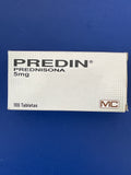 PREDIN PREDNISONA 5 MG SOBRE X 10 TABLETAS