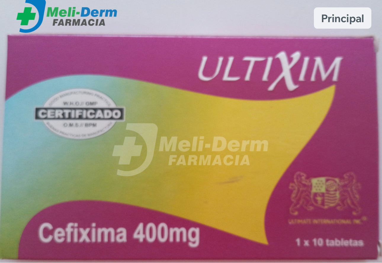 Ultixim Cefixima 400 mg x 1 Tableta