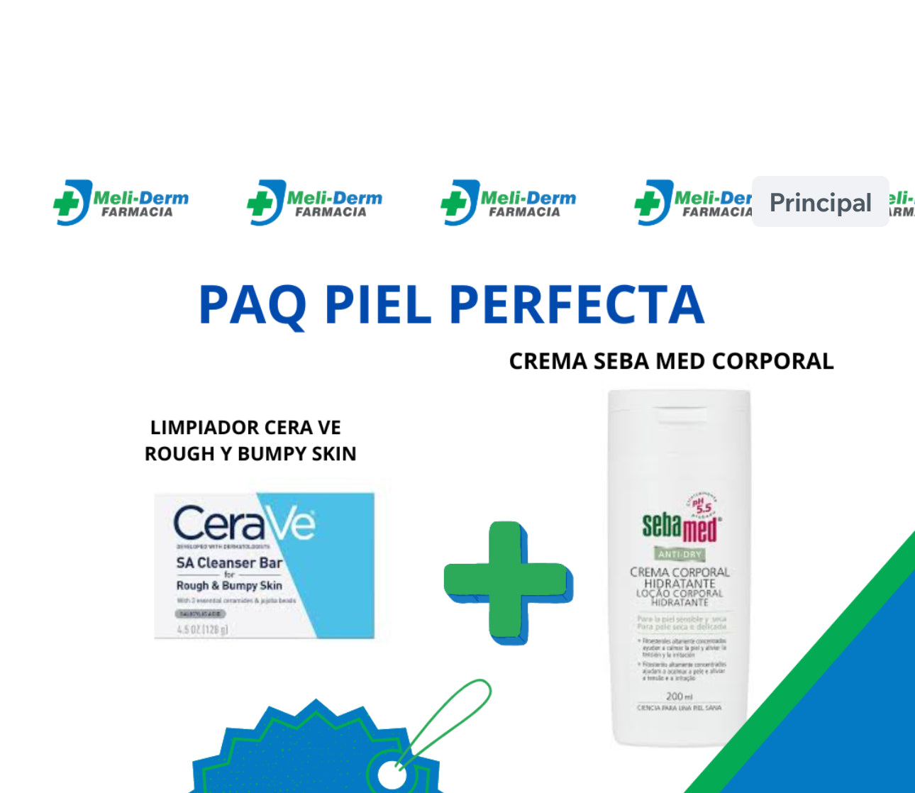 PAQ CREMA SEBA MED/ LIMPIADOR CERAVE
