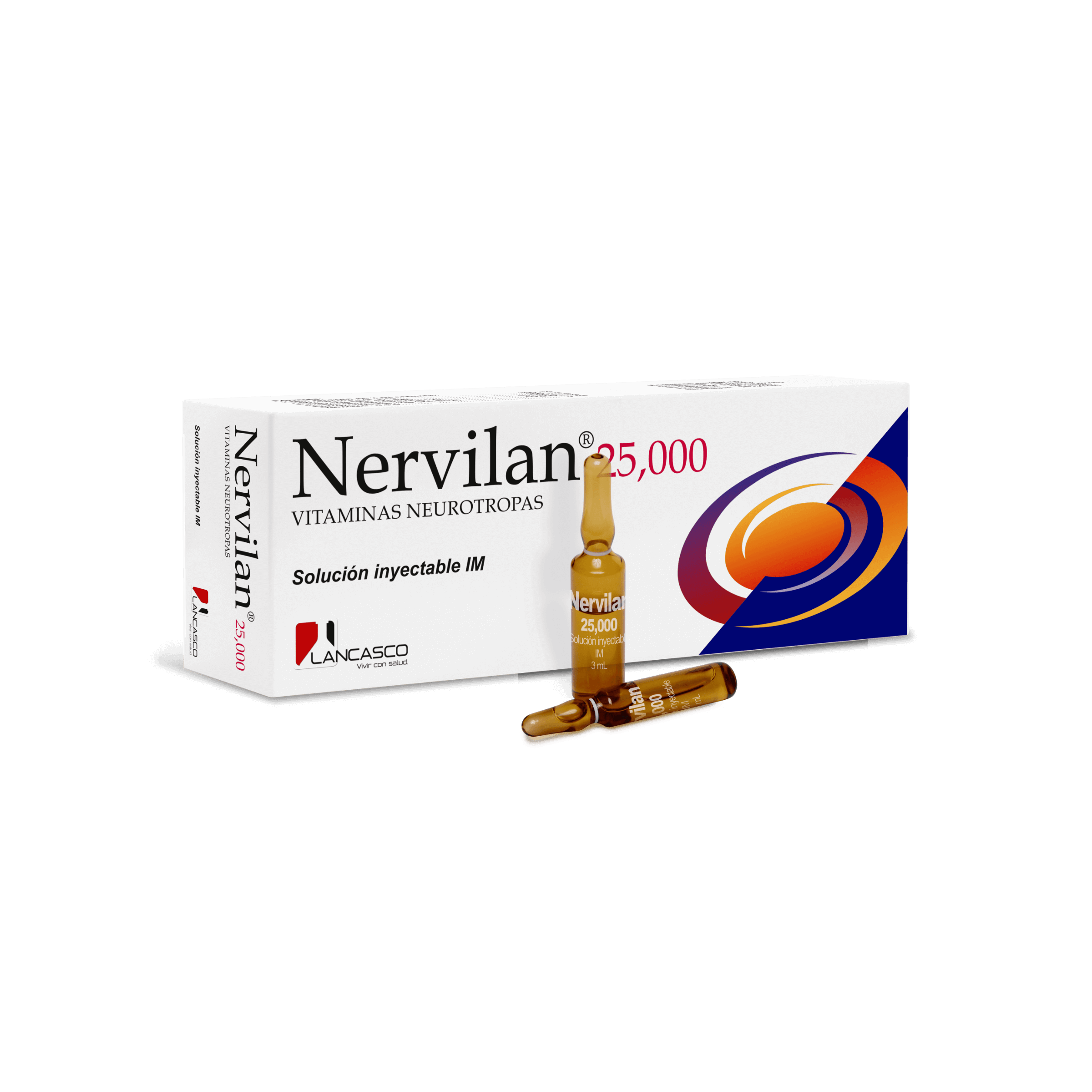 NERVILAN 25000 X 1 AMPOLLA INYECTABLE