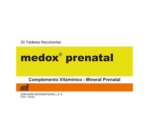 MEDOX PRENATAL CAJA X 30 TABLETAS