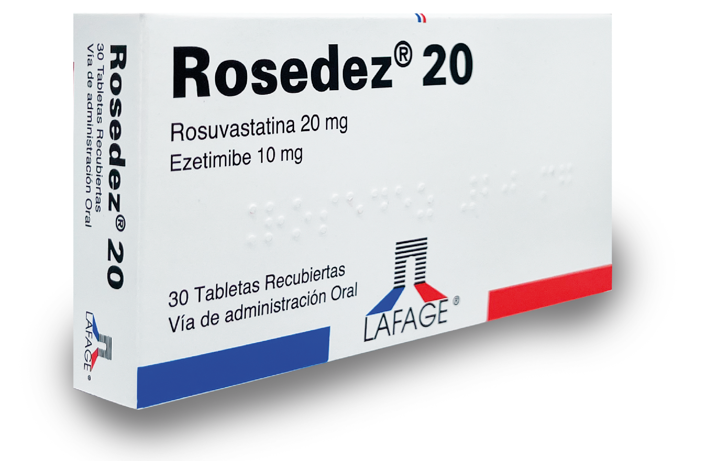 ROSEDEZ 20  CAJA X 30 TABLETAS