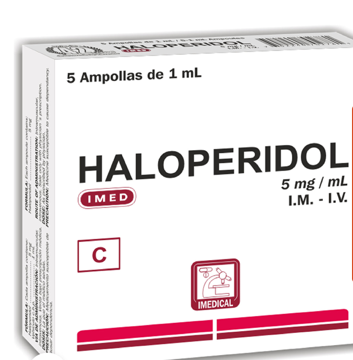HALOPERIDOL 5 MG X 30 TABLETAS