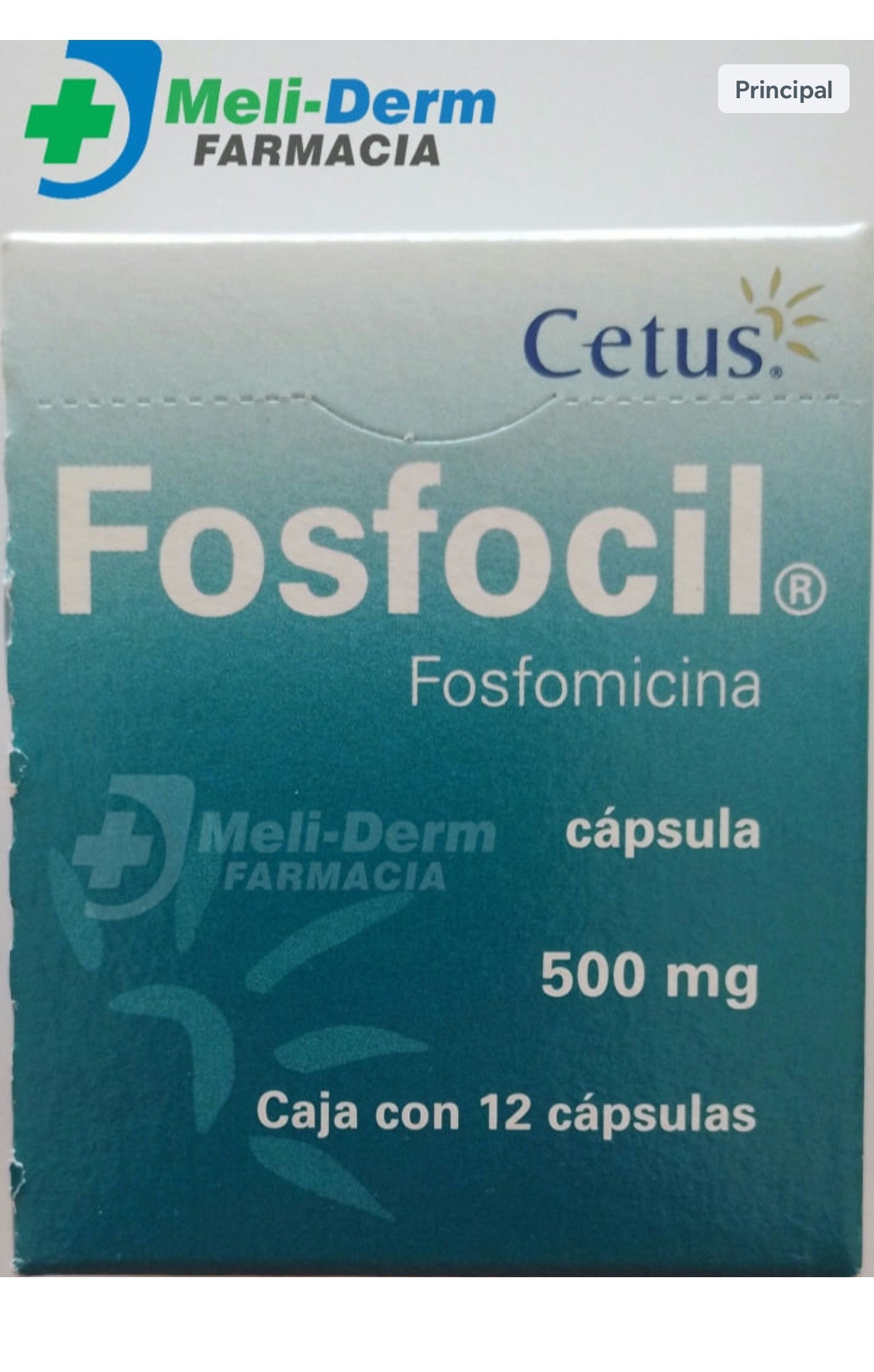 FOSFOCIL FOSFOMICINA 500 MG X 1 CÁPSULA