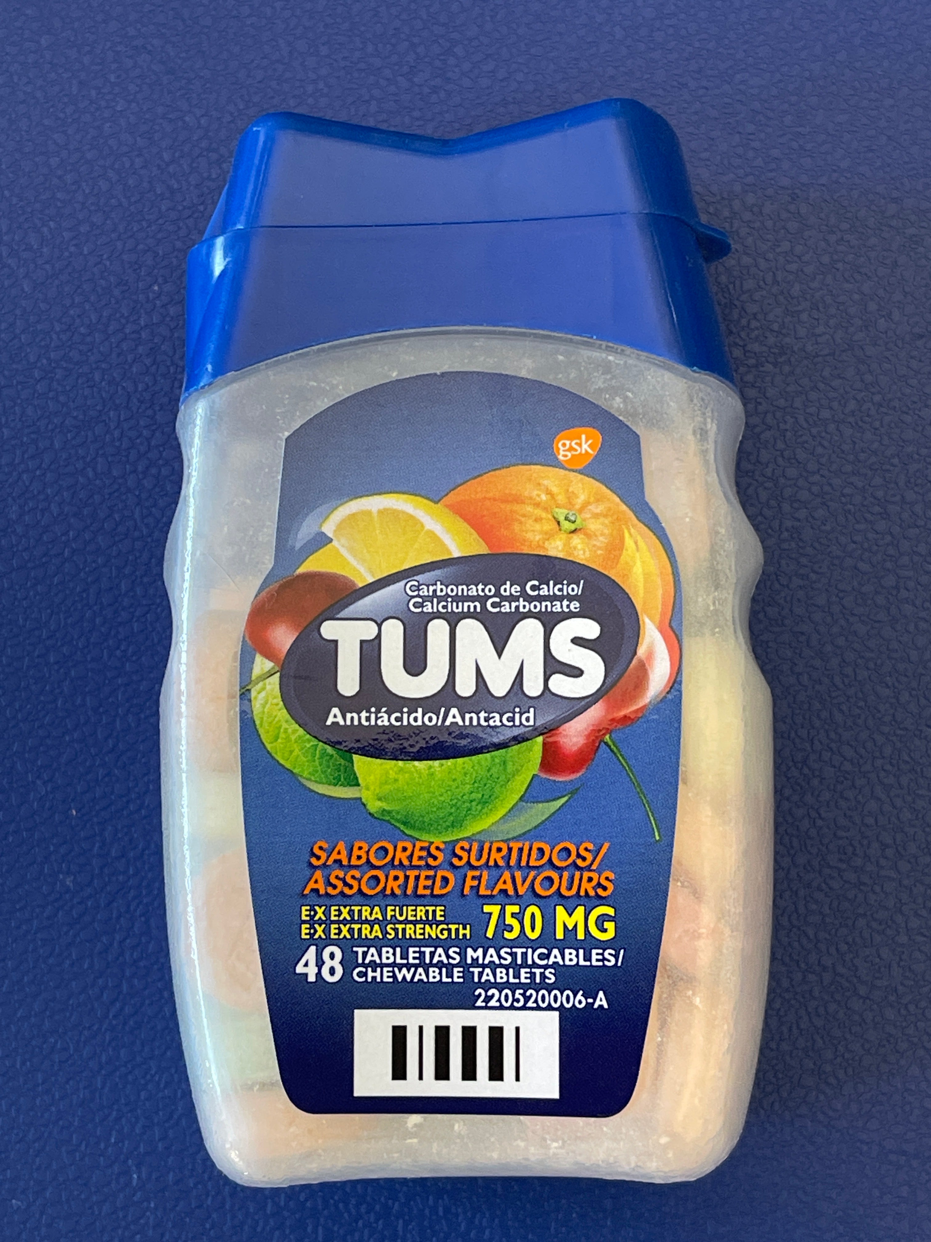 TUMS X 48 TABLETAS