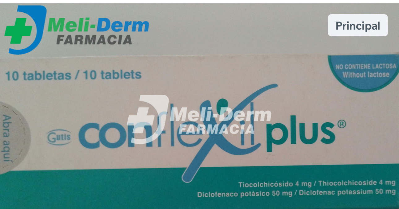 CONFLEXIL PLUS CAJA X 10 TABLETAS
