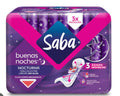 SABA NOCTURNA X 8 TOALLAS