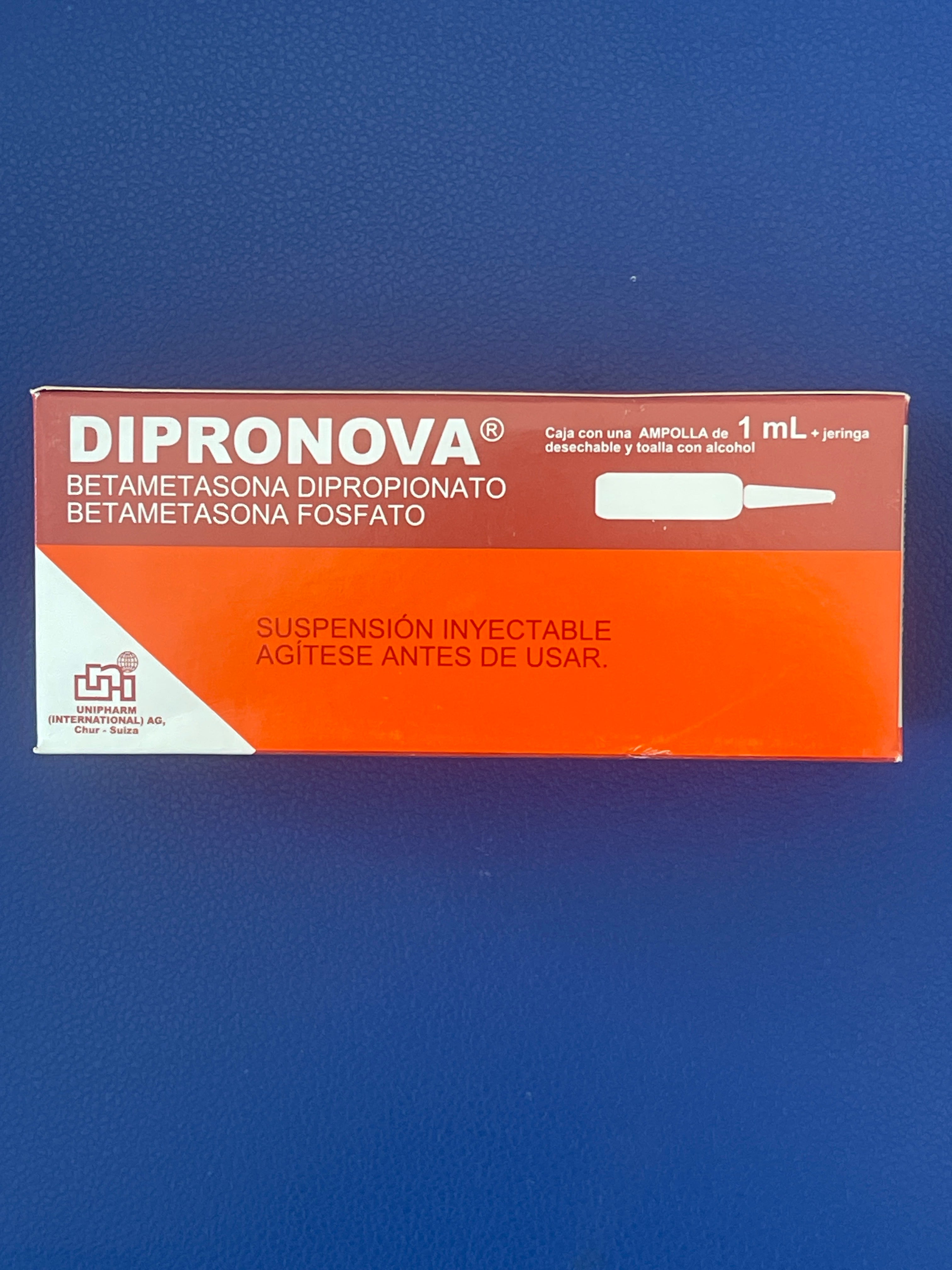 DIPRONOVA X 1 AMPOLLA 1 ML