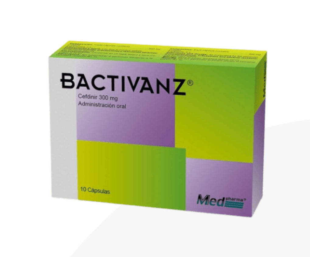 BACTIVANZ 300 MG CAJA X 10 CÁPSULAS