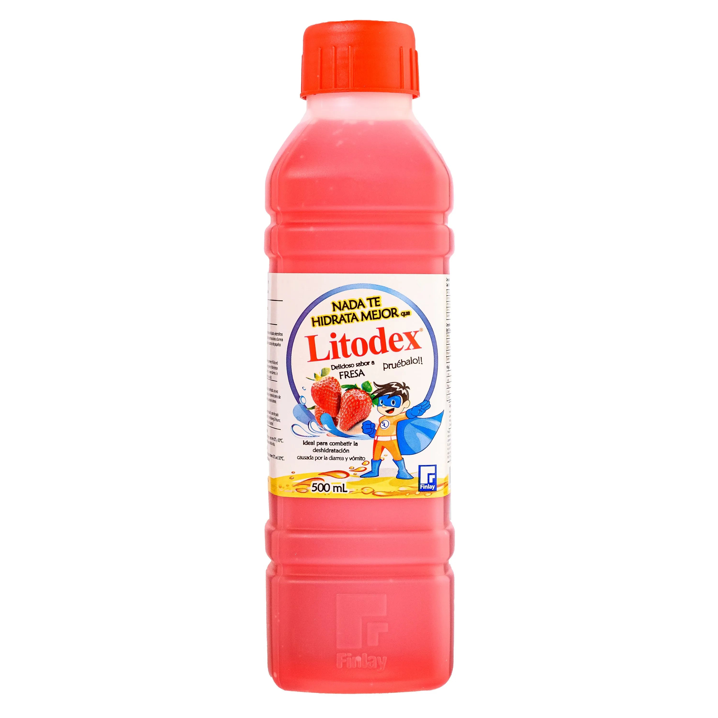 SUERO LITRODEX FRESA X 500 ML