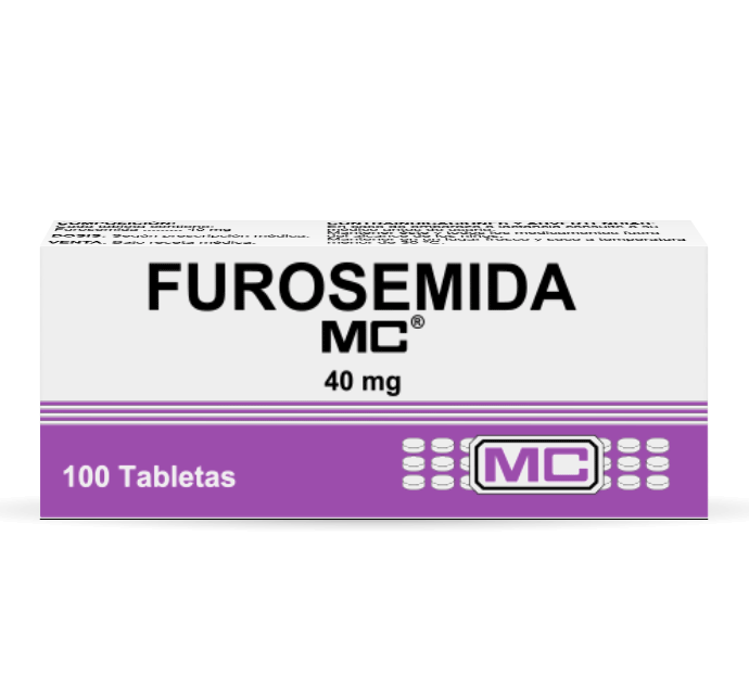 FUROSEMIDA  MC 40 MG  SOBRE X 10 TABLETAS