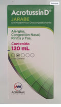 ACROTUSSIN D JARABE X 120 ML