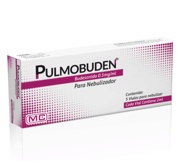 PULMOBUDEN budesonida 0.5mg/ml x 1 vial para nebulizar