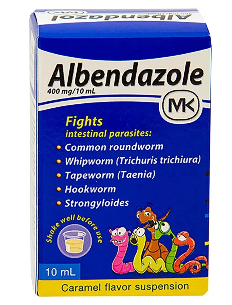 Albendazol MK Suspension 400 mg/10mL Frasco