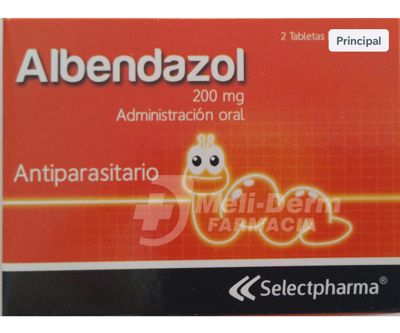 ALBENDAZOL 200 MG ESTUCHE X 2 TABLETAS