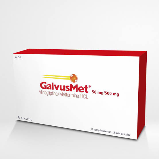 GALVUS MET 50/500 MG X 56 COMPRIMIDOS