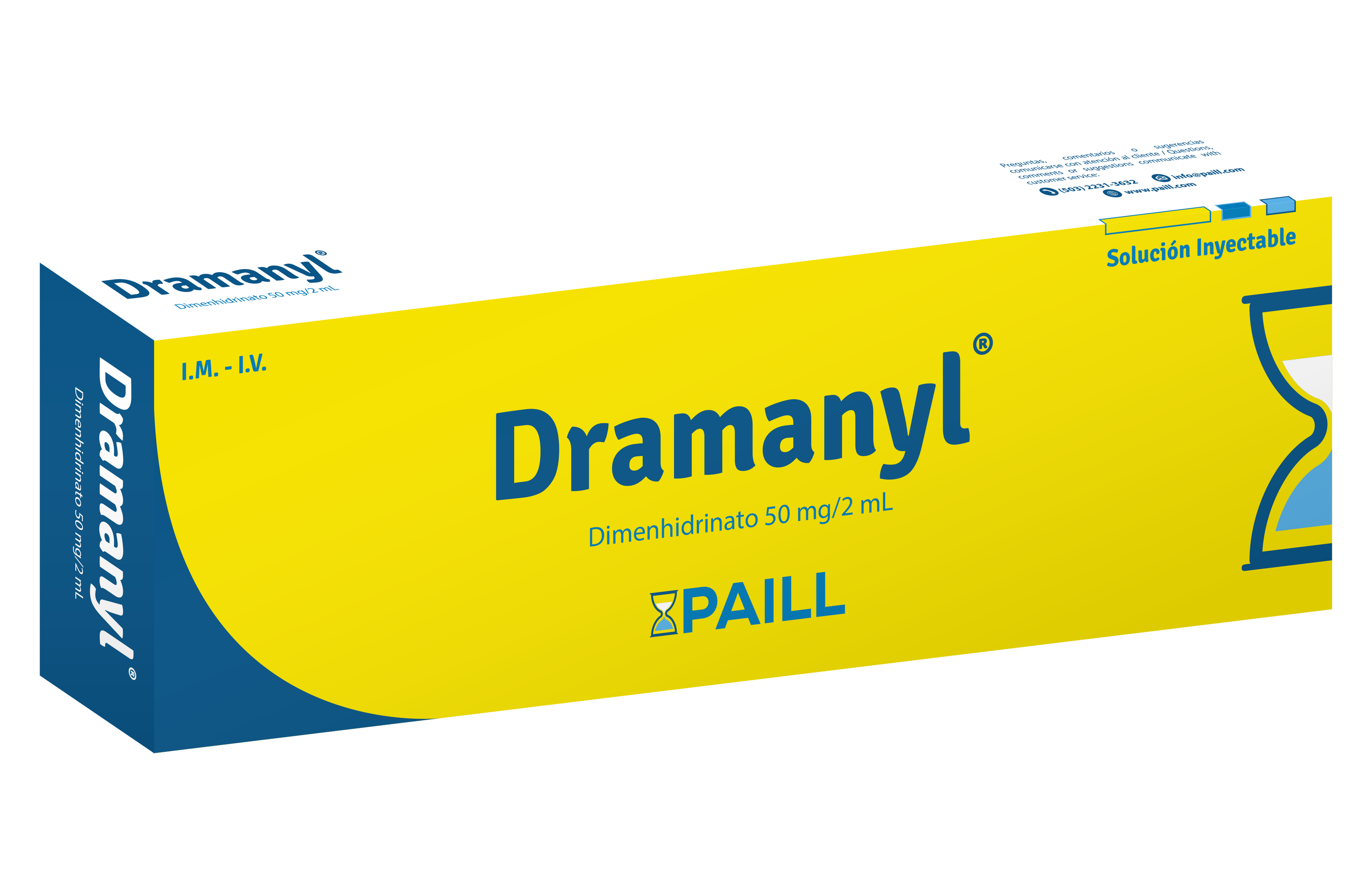 DRAMANYL 50MG/ 2ML X AMPOLLA INYECTABLE