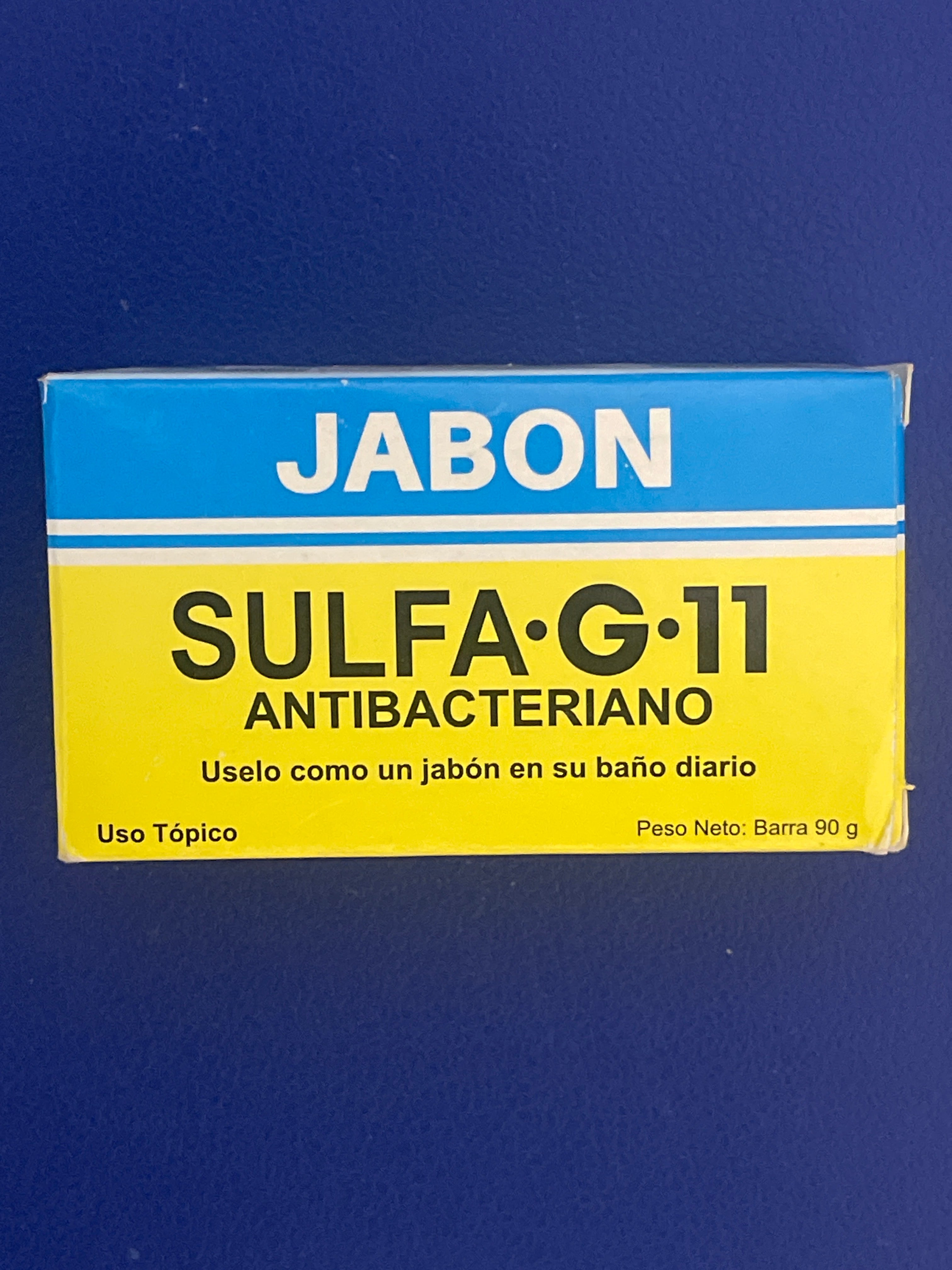 JABON SULFA G 11 ANTI BACTERIAL BARRA X 90 G