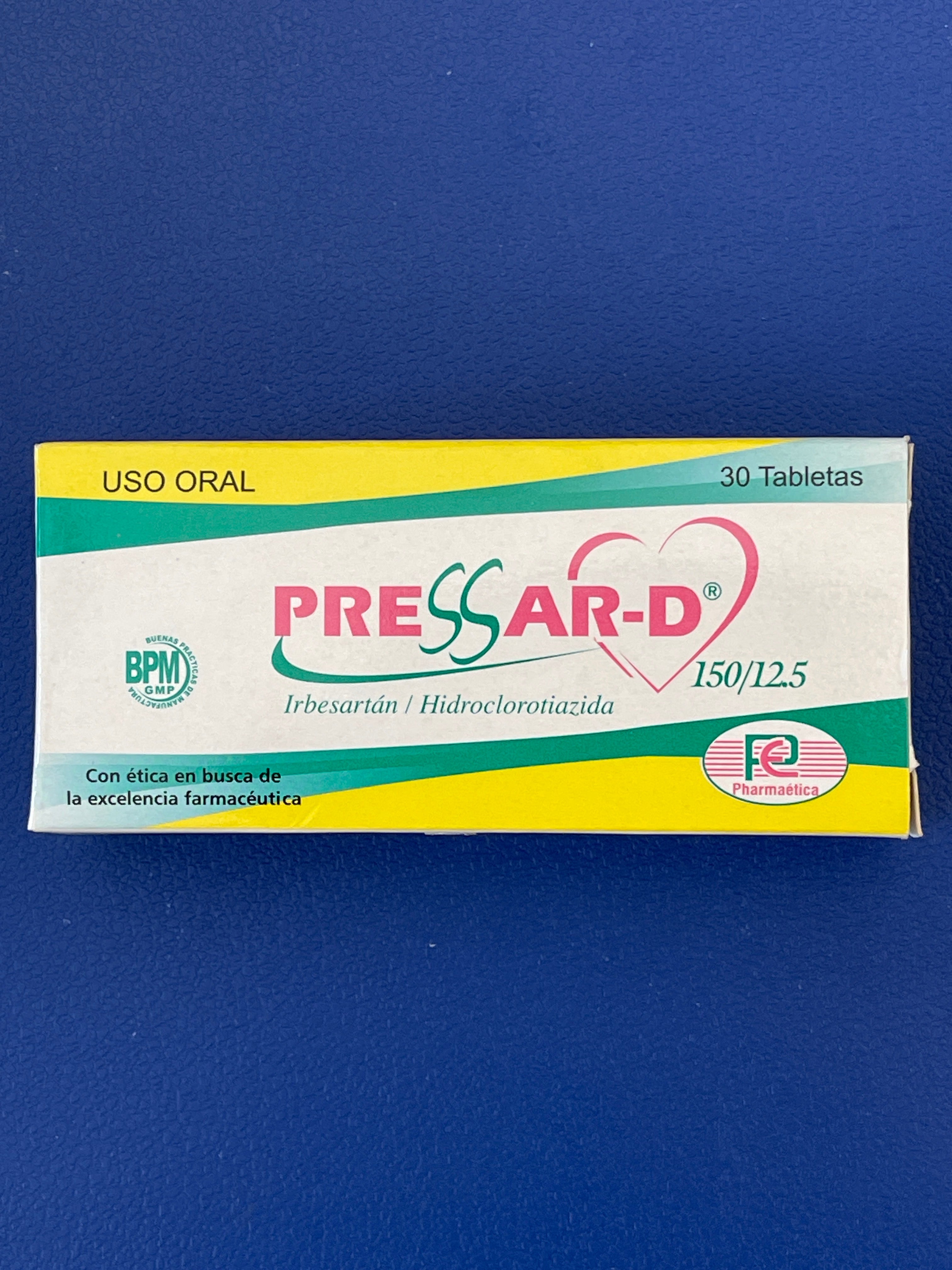 Pressar D 150/12.5 mg x 30 Tabletas