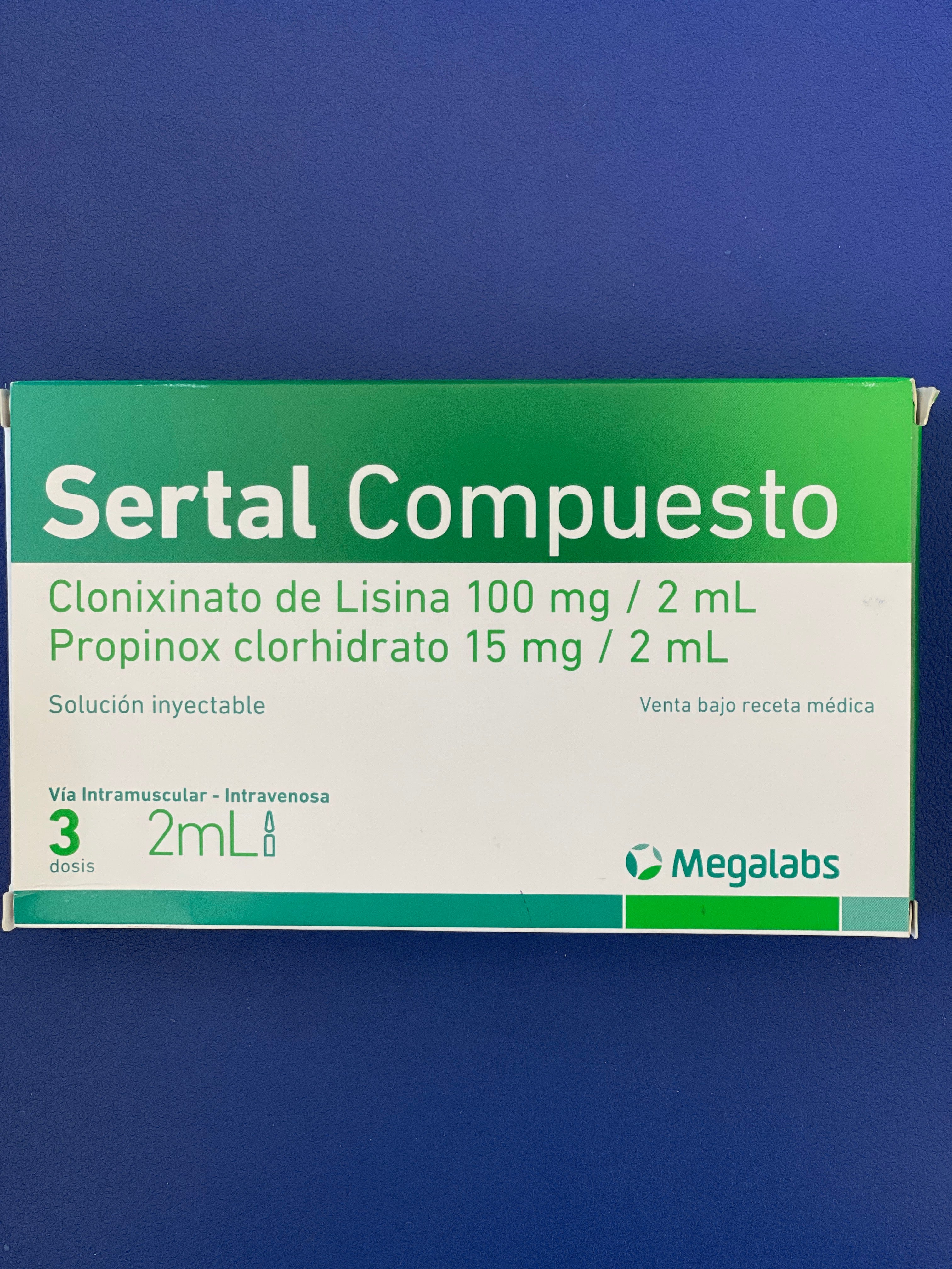 SERTAL COMPUESTO X 1 DOSIS SOLUCIÓN INYECTABLE