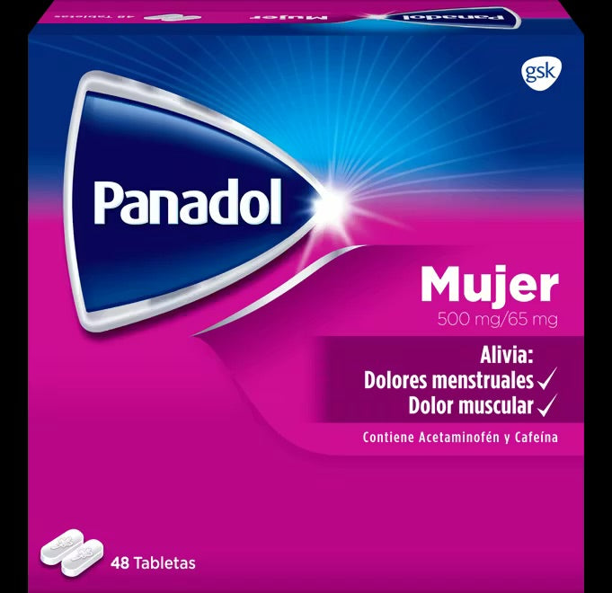 Panadol Mujer Caja x 26 Sobres de 2 tabletas