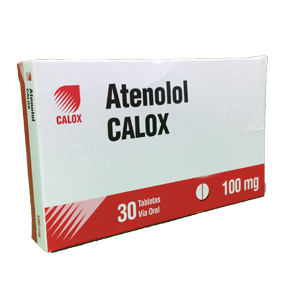 ATENOLOL  100 MG CALOX x 10 TABLETAS