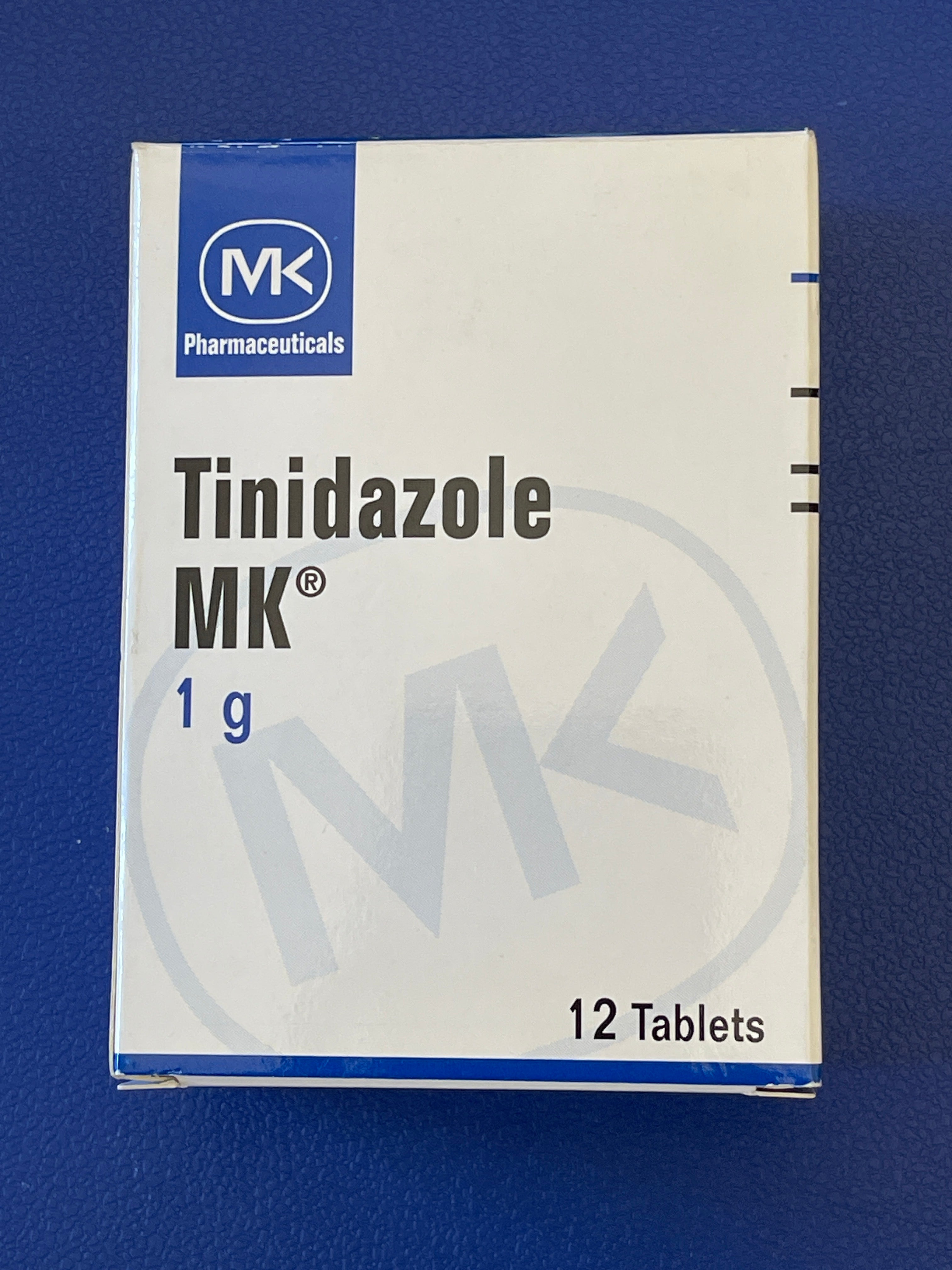TINIDAZOL  MK  1G  X     12 TABLETAS