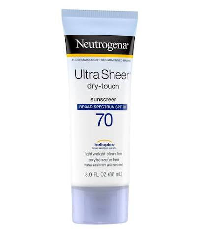 Neutrogena UltraSheer Dry-Touch Loción SPF 70+ x 88mL