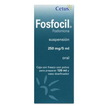 FOSFOCIL Fosfomicina SUSPENSIÓN 250/5ML