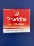 TETRACICLINA 500 MG X 1 CAPSULA