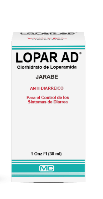 LOPAR AD Loperamida 1 mg Jarabe x 30 ml