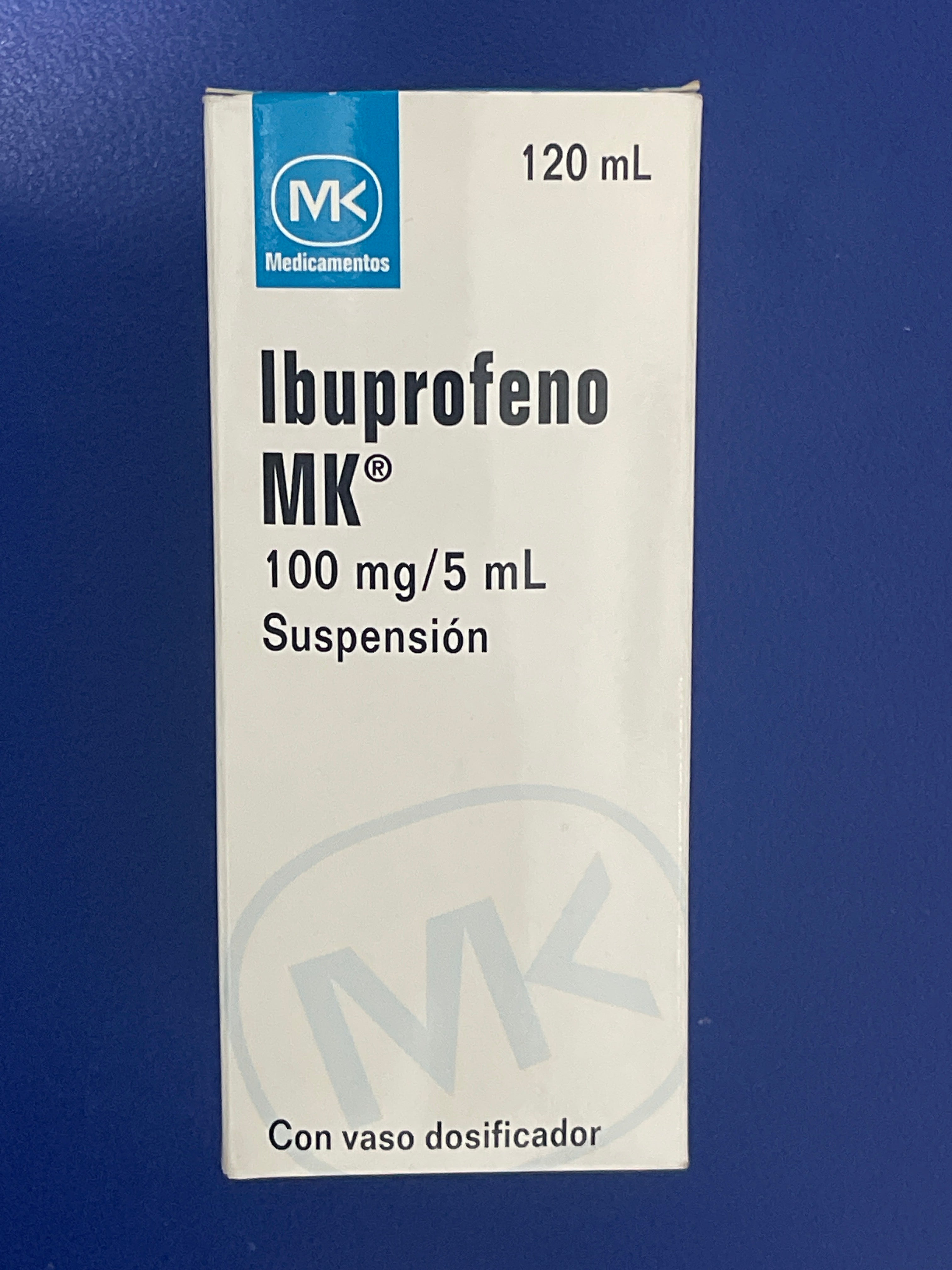 IBUPROFENO MK 100/5 ml SUSPENSIÓN X 120 ML