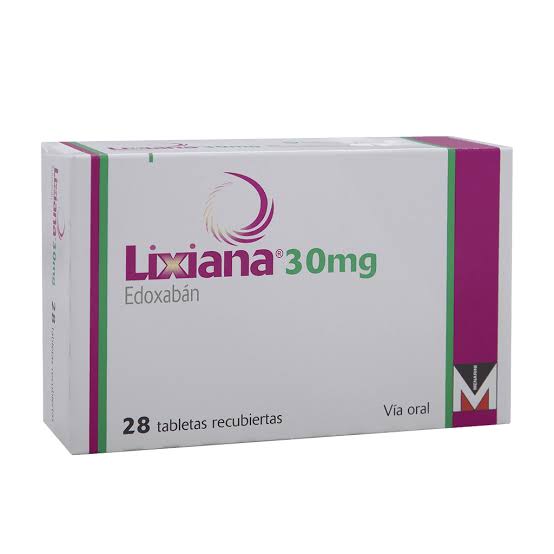 LIXIANA Edoxoban 30 MG CAJA X 28 TABLETAS